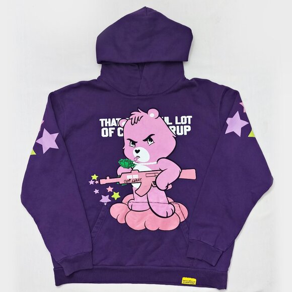 COUGH SYRUP x COI LERAY Thats A Awful Lot of Cough Syrup Care Bear Hoodie Sz XXL - Picture 5 of 14